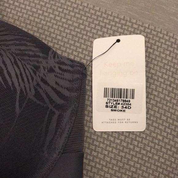 LIVELY smooth lace t shirt bra in smoke size 34D - Picture 4 of 5